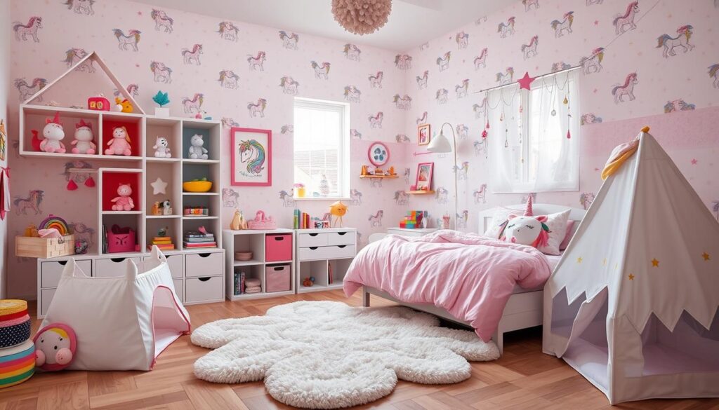 Unicorn Themed Toddler Girl Bedroom